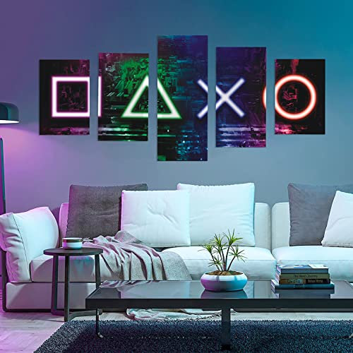 KAIRNE Pósters para Videojuegos,Imágenes para Juegos de pared,Pegatinas Infantiles Pared Gamer,Adhesivos de Pared de Arte para Niños Adolescentes Decoración,Gaming Impresiones de Arte Cuadros Decor…