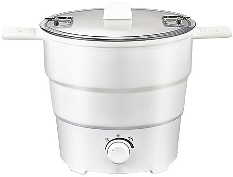 1L Faltbarer Elektrischer Kochtopf-Kocher ReiseWasserkocher Faltbare Elektrische Bratpfanne Silikon In Lebensmittelqualität Elektrische Multikocher Trockenschutz Kochen Für Zuhause Outdoor Camping
