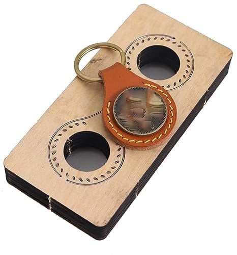 Funfob Stanzform für Leder-SchlüSselanhäNger, Leder-Schneideform für die Herstellung Von DIY-Lederhandwerk