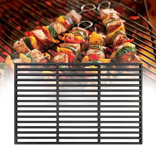 ACXIN Grille de cuisson en fonte émaillée Bonne conductivité thermique Barbecue au charbon de bois Barbecue à gaz Accessoires pour barbecue Grille en fonte Différentes tailles 60 x 40 cm