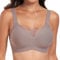 OXYIBRAS Modisch Mesh BH Damen Ohne Bügel Nahtlos Atmungsaktiv Bralette T-Shirt Schlaf-BH Mit Zusätzlicher Verlängerung GRL