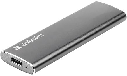 Verbatim Vx500 - Disco rigido esterno SSD da 2 TB, unità a stato solido portatile USB 3.2 Gen 2 per Mac, PC, smartphone e console di gioco, grigio siderale
