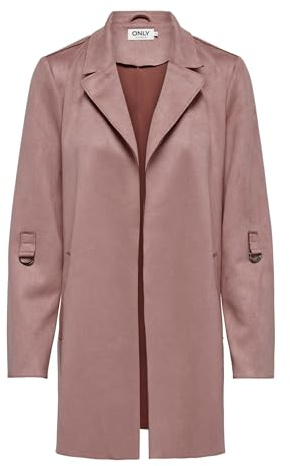 ONLY Onljoline Manteau en Daim synthétique CC Life OTW, Rose Vieilli, M Femme