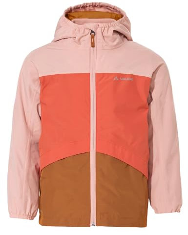 VAUDE Unisex Kinder Kids Escape 3in1 Jacket Doppeljacke, Silt Brown/rose, 110-116 EU