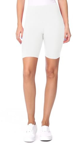 ELF KUCKUCK Kurze Radlerhose Damen, Kurze Leggings Hose Shorts Schwarz Weiss (One Size)