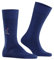 Burlington Herren Socken Brit Style M So Baumwolle gemustert 1 Paar, Blau Deep Blue 6046, 40-46