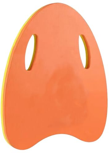 Valicaer Kinder Schwimmbrett,Schwimmbrett Kick mit Griffen Kinder Schwimmhilfe PE Schaumstoff Schwimm Board Waterproof Design Trainingsausrüstung Schwimmen Kickboard für Kinder und Erwachsene (Orange)