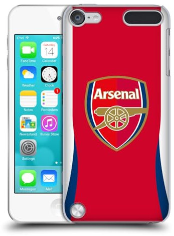 Head Case Designs Offizielle Arsenal FC Home 2024/25 Wappen-Set Harte Rueckseiten Handyhülle Hülle Huelle kompatibel mit Apple iPod Touch 5G 5th Gen