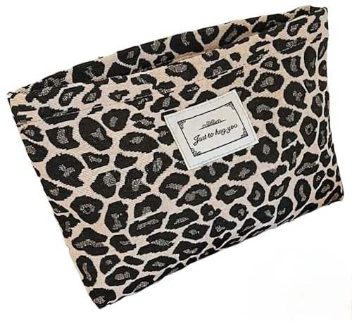 Trousse de maquillage portable de voyage pour femme, Marron clair, Tendance et décontracté