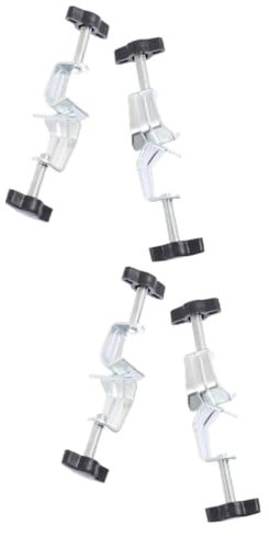 PartyKindom 4stücke Bosshead Klemme Für Laborständer Verstellbare Clip Halterung Für Chemische Experimente Stabiler Rechter Unterstützung Für Forschung Und Bildung