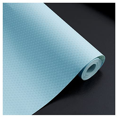 Revestimiento para estante de armario de cocina, forro de refrigerador, tapete de cajón de plástico duradero, material EVA, 60 cm x 500 cm, color azul (4 opciones de color)
