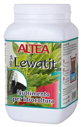 Altea Concime per Idrocoltura Lewatit HD 50, nutrienti per idroponica, resine scambio ionico forniscono nutrimenti per piante idroponiche a lento rilascio, barattolo da 400 ml