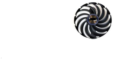 QKFTCSDW Ventilateur GPU Sapphire RX6900 XT, 87MM 95MM, Compatible avec Nitro + AMD Radeon RX 6700 6800 6900 XT, Refroidissement de Carte Graphique(Yellow)