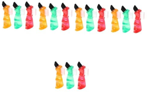 Baluue 15stücke Tragbare Multi-functional Prothesenbürsten Für Zahnpflege Reinigungsbürsten Für Teil Und Vollprothesen Ergonomischer Griff Für Zuhause Und Unterwegs