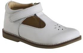 Vertbaudet Mädchen Spangenschuhe aus Leder weiß 29