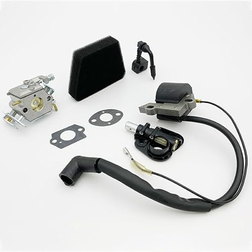 LCCOZMD Lawn mower parts Carburetor Ignition Coil Oil Pump Fit For Partner 350 351 370 371 390 420 For Mcculloch Mac 335 435 436 440 441 Gas Chainsaw Parts Durable