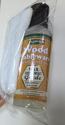 Food Grade Cutting Board Oil and – 4oz Natural Wood Conditioner for Butcher Blocks, Bamboo, Wooden Utensilser – Plant-Based, Non-GMO, Mineral Oil Free, Safe Polish for Chopping Board & Wood Surfaces