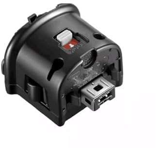 GAOHOU 1Pcs Motion Plus Adapter Sensor Compatible with Wii Remote Control (Black)