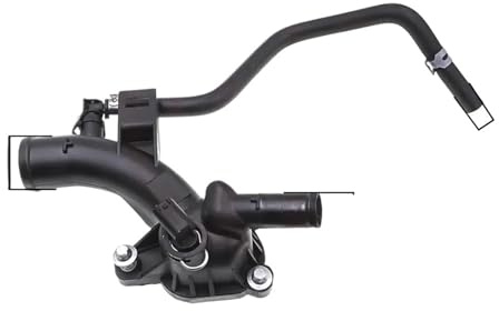 Termostati 25192985 Alloggiamento termostato Uscita pompa acqua con tubo adatto per Opel Astra J Adam Corsa D Meriva B A14XEL A14XER 1338022 55562048 Termostato(SET)