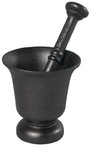 SKEPPSHULT - Mörser - Gusseisen - Gusseisenstössel Ø 11 cm Höhe 11,5 cm