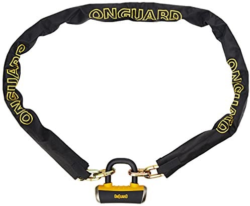 On-Guard Mastiff Fahrradschloss schwarz Schwarz 180 x 10 cm