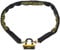 Onguard Mastiff 8019L Chain Length 180cmx10mm links with Mini Shackle Lock 14mm, Gold Sold Secure