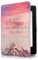 kwmobile Klapphülle kompatibel mit Amazon Kindle Paperwhite Hülle - eReader Case (für Modelle bis 2017) - Be Happy Rosa Violett Koralle