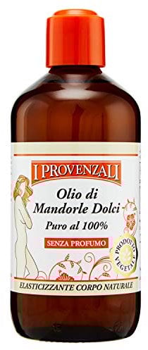 I Provenzali | Olio di Mandorle Dolci, Puro Senza Profumo, Elasticizzante, 250 ml