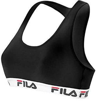 Fila Fu6042 Soutien-gorge Femme Bra, Negro (Black), XS Mujer