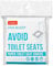 PEE BUDDY Flushable Disposable Toilet Seat Covers | Hygienic Protection for Kids, Adults, Pregnant Women | Nature-Friendly, Easy to Use & Dispose | for Travel & Public Toilets (Pack of 20)