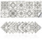 Pegatinas para Azulejos de Baño y Cocina - Mosaico Impermeable de PVC Autoadhesivo Estilo Marroquí - Decoración DIY (20,15x15cm)