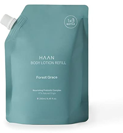 HAAN – Forest Grace Aroma-Körperlotion – 24-Stunden-Feuchtigkeits-Hautpflege, tägliche Feuchtigkeitscreme – 250 ml, Refill