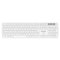 Teclado Inalámbrico Multidispositivo Phoenix K300 Blueooth Dual y 2.4Ghz QWERTY (White)