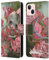 Head Case Designs Licenza Ufficiale Strangeling Rose Sirena Custodia Portafoglio in Pelle Compatibile con Apple iPhone 13