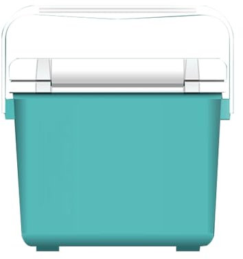 Bolsa Nevera Aislante 10L/16L/22L, Fiambrera Aislante Portátil PU para Uso Diario y Picnic, Blanco/Verde (Green,10L)