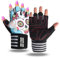 FINGER TEN Fitness Handschuhe Handgelenkschutz Trainingshandschuhe Herren Kraftsport Fitnesshandschuhe Halb Vollfinger Sporthandschuhe, für Gewichtheben Bodybuilding Gym Training (Rosa, M)