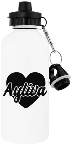 DAMBOTEE Ayliva Schwarzes Herz Metall-Wasserflasche Mit Warm-Und Kaltisolierung Metal Water Bottle Hot And Cold Insulation