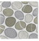 HAPPY PAPER Serviette Pebble (Steine) aus Tissue 3-lagig, Einwegserviette ideal für Wellness- und Spa oder Mediterrane Abende, 33 x 33 cm, 20 Stück