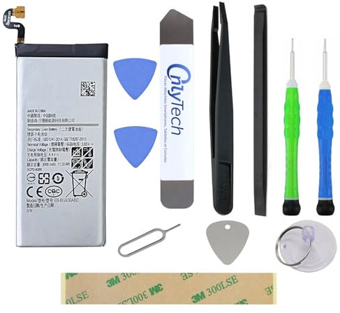 OnlyTech - Batterie Premium de Remplacement pour Samsung Galaxy S7 (SM-G930F) - 3000mAh - Qualité identique à EB-BG930ABE avec kit de réparation 10 Outils