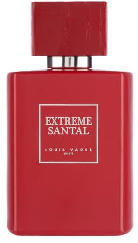 Louis Varel Extreme Santal, Unisex Eau de Parfum, 100ml, Rot