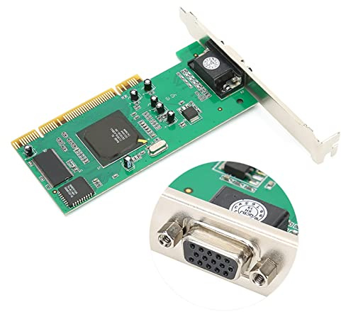 8MB PCI -grafikkortdator, Multi Display Support VOD -sångsystem med 32bit VGA -utgång för Desktop Server Industrial Computer