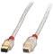 LINDY 30764 - Premium FireWire 800-Kabel - 9 pol. Bilingual FW800-mâle an 6 pol. FW400-mâle - 0,3m