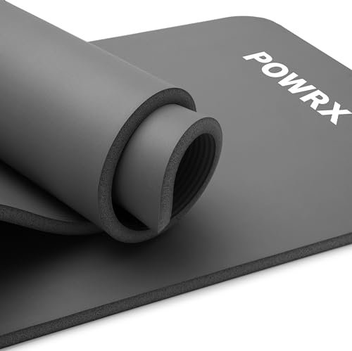 Gymnastikmatte I Fitnessmatte Rutschfest mit Tragegurt, Tasche und Übungsposter I 190 x 60, 80 oder 100 cm I Premium Sportmatte für Yoga, Gymnastik und Pilates I bestätigt Phthalatfrei