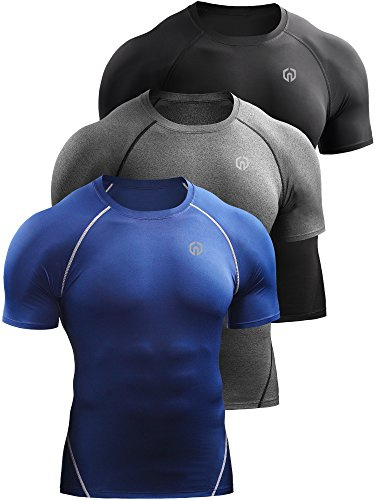 NELEUS Herren Tank Top Laufshirt (3er Pack)