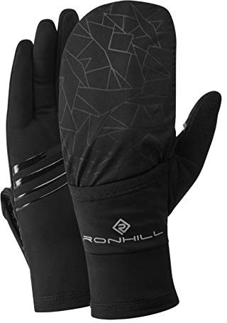 Ronhill Running Wind-Block Flip Glove All Black M