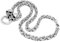 Schmuck-Checker Dicke Königskette mit Skulls und Ringverschluss Edelstahl Halskette Bikerschmuck Totenkopf Schädel Rockerschmuck