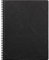 Clairefontaine 782561C - Collegeblock / Heft Age Bag mit Doppelspirale, DIN A4+ 80 Blatt abtrennbar, perforiert, 4-fach gelocht, liniert, Schwarz, 1 Stück