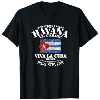 Cuba - Bandiera Cubana - L'Avana Maglietta