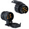 Woola 2 stück Anhängerkupplung 12V Adapter für PKW Anhänger Trailer 13 Polig auf 7 Polig und 7 Polig auf 13 Polig Anhängerstecker Adapter