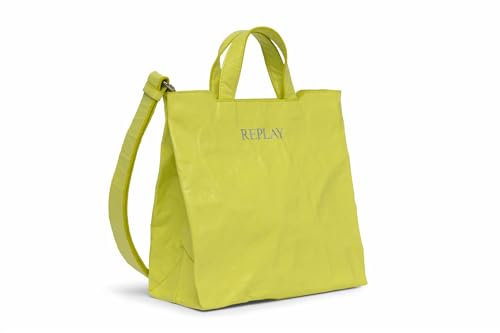 Replay Damen Tasche aus Kunstleder, Lt Yellow Green 164 (Grün), Onesize